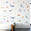 1Pc Cartoon Marine Animal Furniture Wall Sticker Home Decor Accessories Living Room Decoration Bedroom Kid Baby Room Living Room