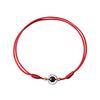 #1Pc Garnet Beaded Anklet, Jewelry, Accessories, Women's Red Rope Tether, Red Garnet, Korean Version Simple Personality Anklet
