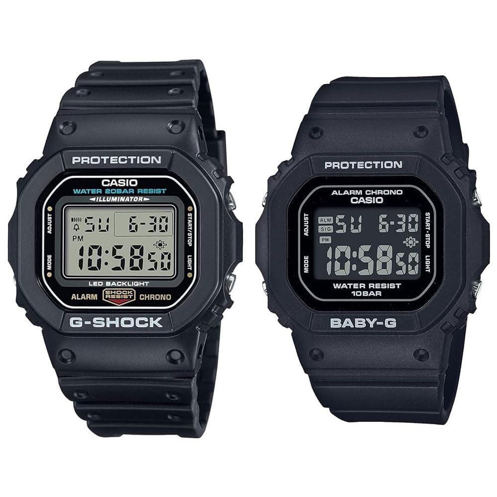 Casio G-SHOCK Baby-G Digital Watch Black Waterproof Men s Women s DW-5600UE-1JFBGD-565U-1JF