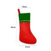 Gold Thread Christmas Stocking Ornament Gift Bag