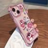 Applicable To iPhone11 Apple 11promax Mobile Phone Case New 11PLUS Four Corners Anti-drop Gas Cute Strawberry Bear