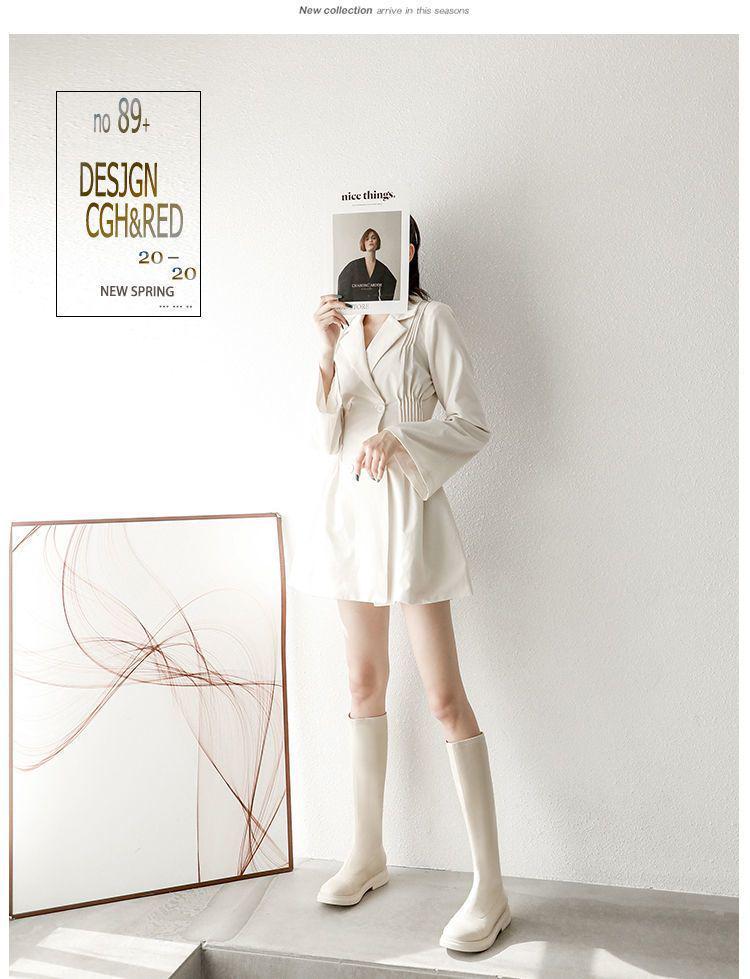 Women's Over-the-Knee Long Boots - 2025 Autumn/Winter Stylish Knight & High-Top Martin Boots, Slimming Leather Design