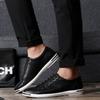 Mode Herren Freizeitschuhe aus Leder Leichtgewicht Komfort Walking Flats Schnür-Sneaker für Herren Klassische Business-Kleiderschuhe Zapatos Hombre