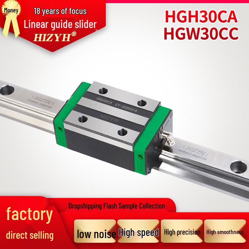 Low Noise Linear Guide Blocks: HGH30CA, HGH35CA, HGH45CA