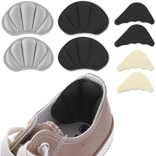 JUTOSU Heel Pads, Toe Cushions, Adjustable Heel Pads, Easy Toe Cushion, Toe Protection, Shoe Care, Sponge, Memory Foam, Toe Gap Filler, Size Adjustmen