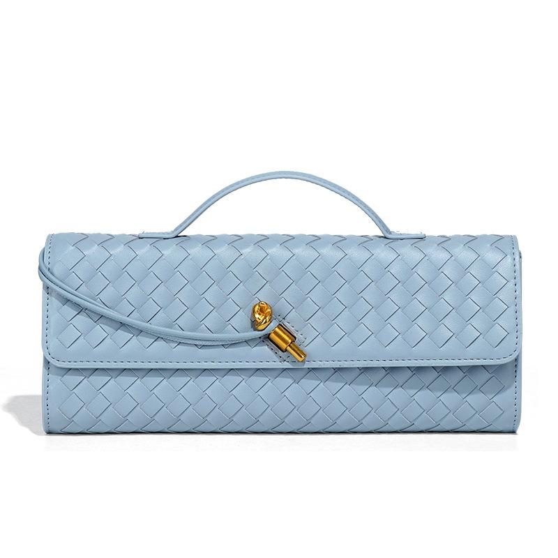 Handgewebte Tasche Mode Schulter mittelalterliche Baguette-Tasche Organ Dinner-Tasche Lenkertasche für Damen