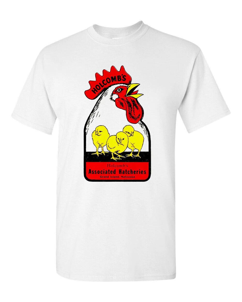 T Shirt Vtg Travel Art 100% Cotton Retro Tourist Holcombs Hatchery Nebraska 3XL