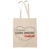 Tote Bag - PLANETEE - Irreplaceable Administrative Assistant Woman - Cotton - Beige - Printed In France