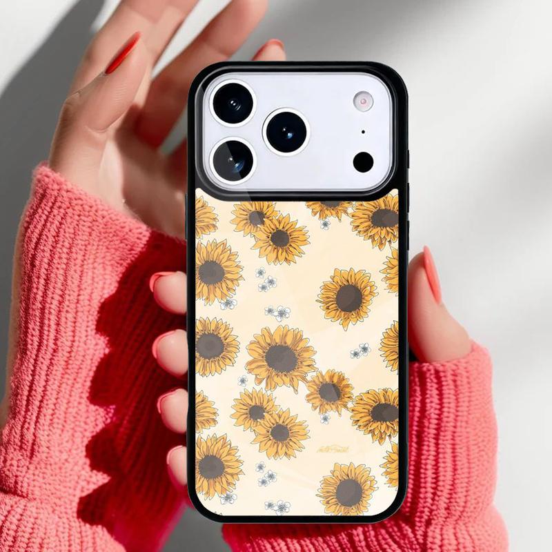 Vintage Sunflowers Phone Case for iPhone 17 Air 16e 15 14 13 Pro Max Back Cover for 12 11 Pro Coque
