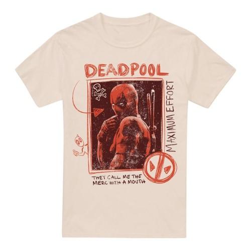 Deadpool & Wolverine Mens Maximum Effort Deadpool T-Shirt