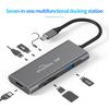 Multi Usb 3.0 Port 4k Vga Adapter To Splitter 3 Port Usb Hub Usb-c  Pd Charing Type C For Macbook Usb Hub Laptop Docking Station