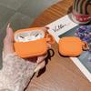 Simple and Soft Liquid Silicone Drop-proof Earphone Case Compatible AirPods 1/1/1/Orange Pro/1nd