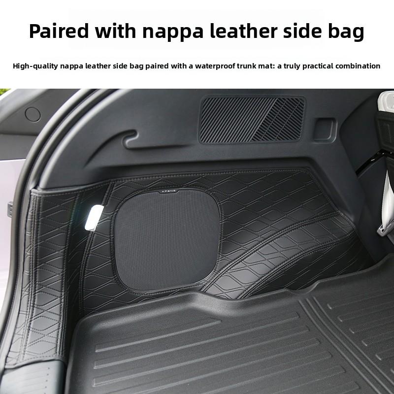 For XPENG G6 2026 Trunk Liner TPE Waterproof Luggage Storage Mat Anti-Slip Rear Seat Backrest Protective Pad Modify Accessories