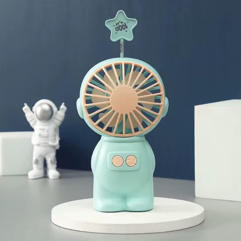 Mini Handheld Fan - Astronaut Portable Travel Student USB Charging Small Fan