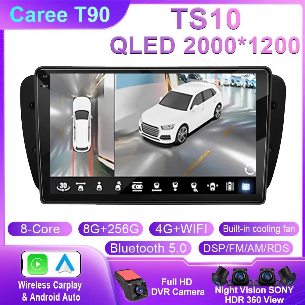 Car Radio For Seat Ibiza MK4 6J 2008-2015 Android Auto CarPlay GPS Navigation Multimedia Bluetooth 4G WIFI Car Head Unit No 2Din