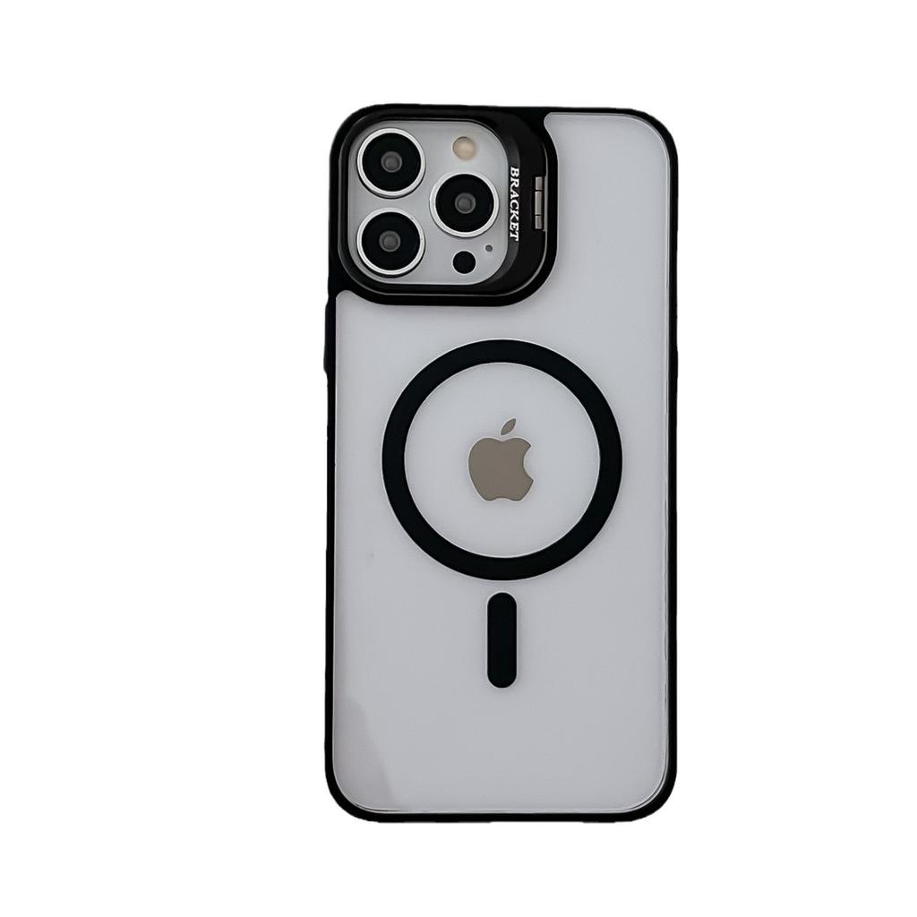 Aplicável à Capa para Celular Apple 16 Sucção Magnética Suporte U1 com Película para Lente IPhone14promax Capa Protetora de PC 15
