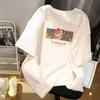 Unisex Short Sleeve Tee Round Neck Casual T-Shirt Polyester Printed Summer Sports Daily Wear