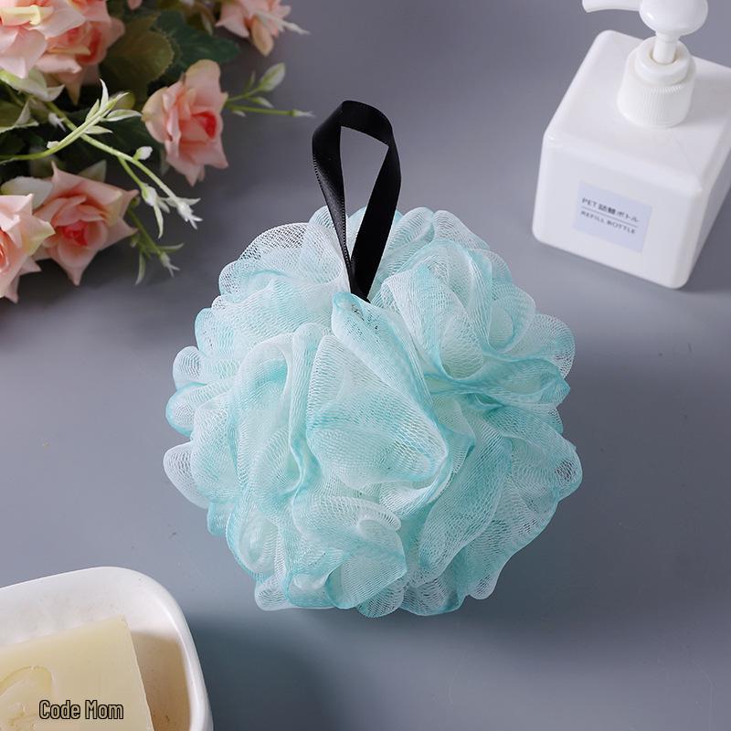 Pánská exfoliační koupelová houba: Pěnicí ručník ve tvaru květu