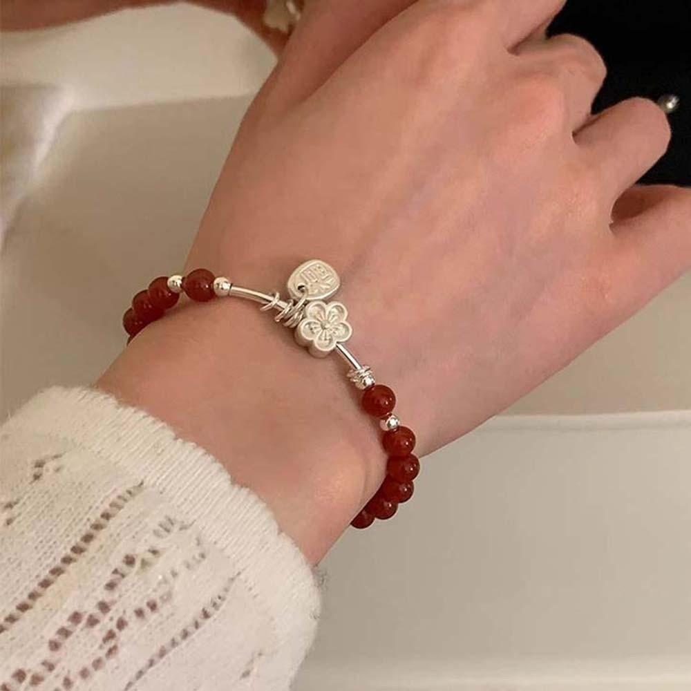 Chinese Style New Year Bangle Blessing Accessories Women's Wrist Jewelry  Friends