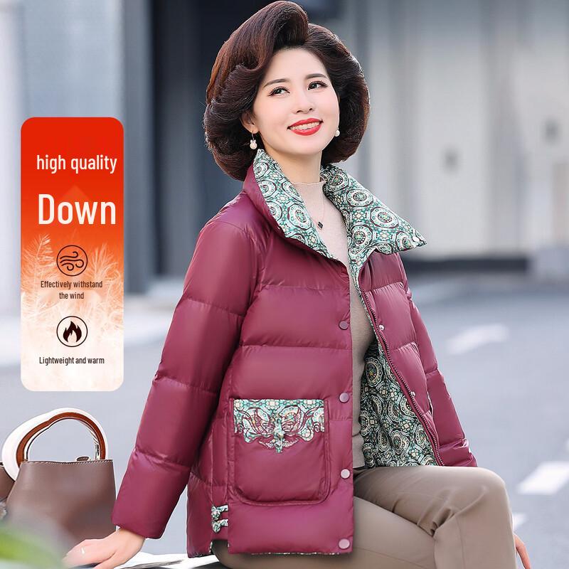 Paster Women s Stand-up Collar Down Jacket 4XL