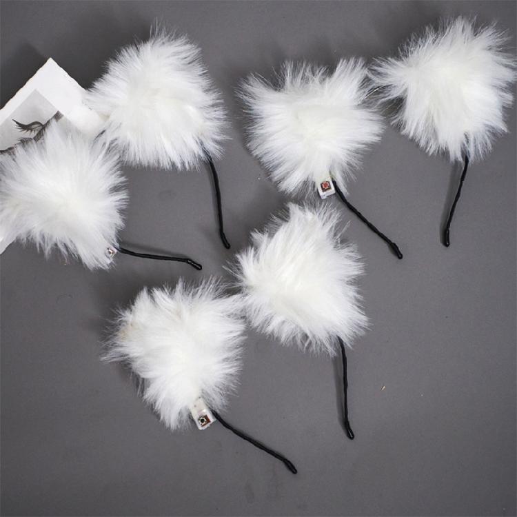 Sweet Hair Accessories Students Washing Face Hairband Fox Ears Hairhoop Glowing