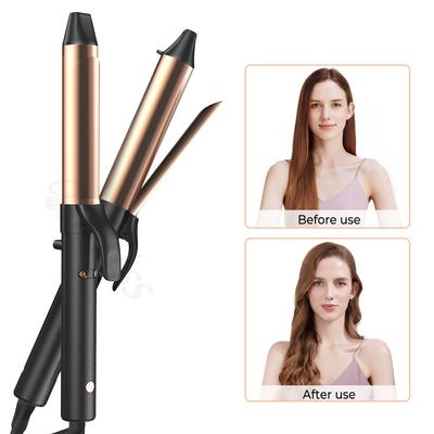 Fer à boucler rotatif automatique 32 mm Fer à boucler professionnel Coiffeur de salon Boucles et ondulations Fer à onduler les cheveux en céramique