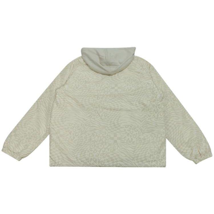 Vans All Over Print Hooded Warm Down Jacket Men Jackets Light-Beige VN0A7YJGYC4