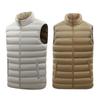 Reversible Men's Lightweight Stand Collar Cotton Vest