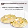 Wood Carving Disc For Angle Grinder, Wood Shaping Grinding Wheel Sanding Disc, Woodworking Angle Grinder Attachment