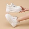 2026 New Versatile Breathable Board Shoes Round Toe Lace Up Sports and Leisure Shoes Thick Sole Height Increasing Women's Shoes