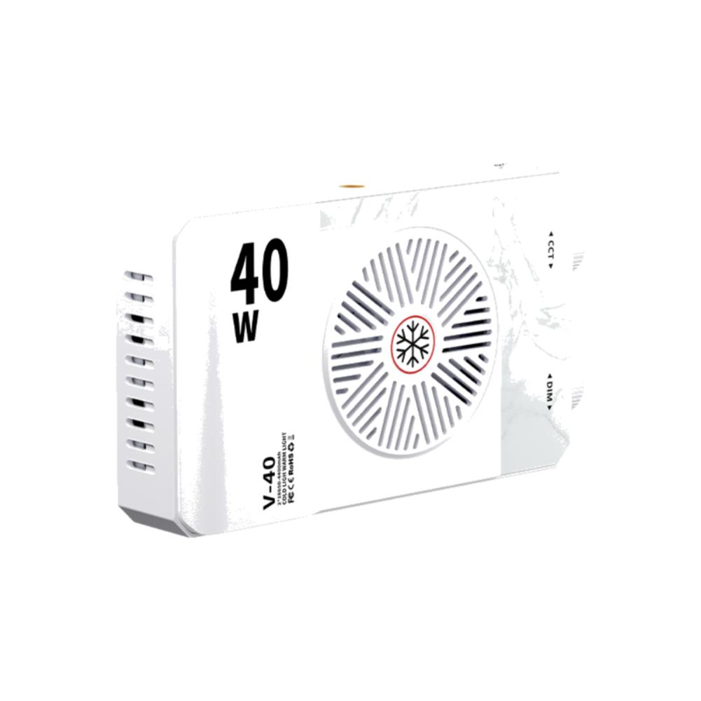 5-1PCS 40W LED Camera Light 2800K-9000K Handheld Fill Light 4400mAh Portable Rechargeable Photography Lighting Video Light