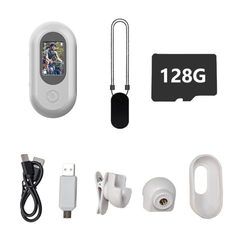1080P Portable Mini Digital Camera Lightweight Video Recorder 1080P Resolution Wearable Camera for Student Traveler