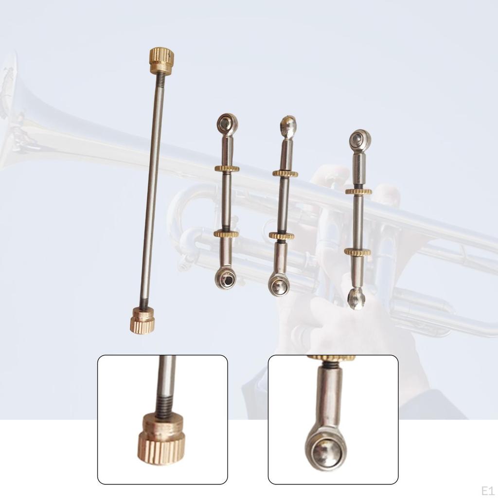 Trompete Pleuel Einstellmuttern Messing Blasinstrumente Universelle Kugelgelenke Reparatur