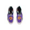 Li Ning Reburn Cushioning Slip Resistant High top Vintage Basketball Shoes Unisex Purple AGBN052-1