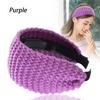 Fashion Wide Casual Hair Accessories Head Wrap Wool Knitted Headband Handmade Headwear