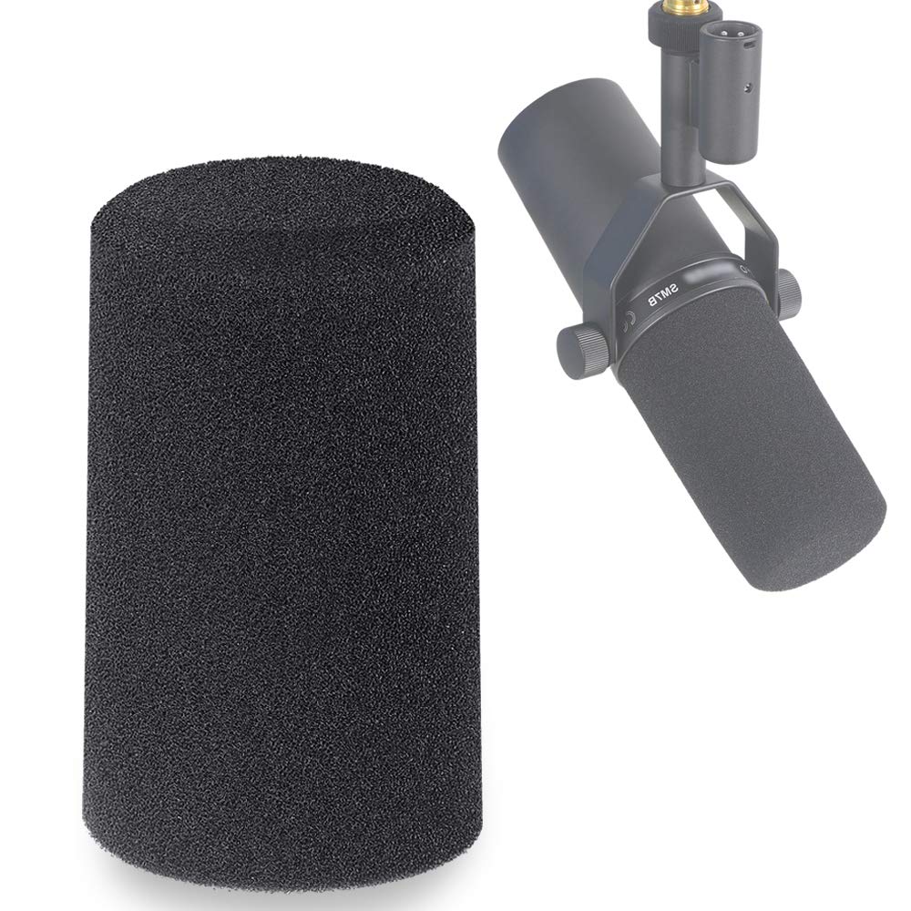 YOUSHARES SM7B Windscreen - Microphone Pop Filter Foam Cover for Shure SM7B Microphone, Blocks Explosives