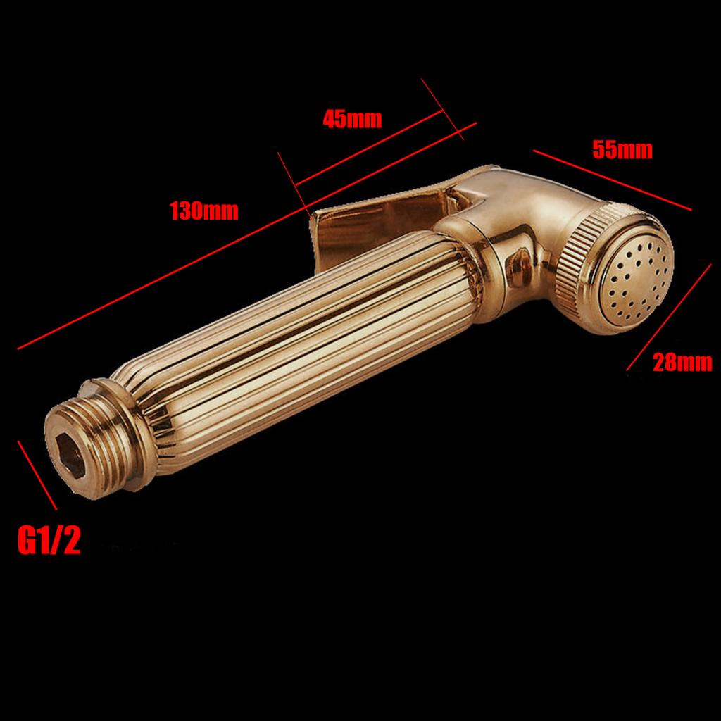 2020 Hot New Sale Shower Head Bathroom Brass Toilet 130mm Attachments Bath G1/2 Hand held Handheld Home Sprayer