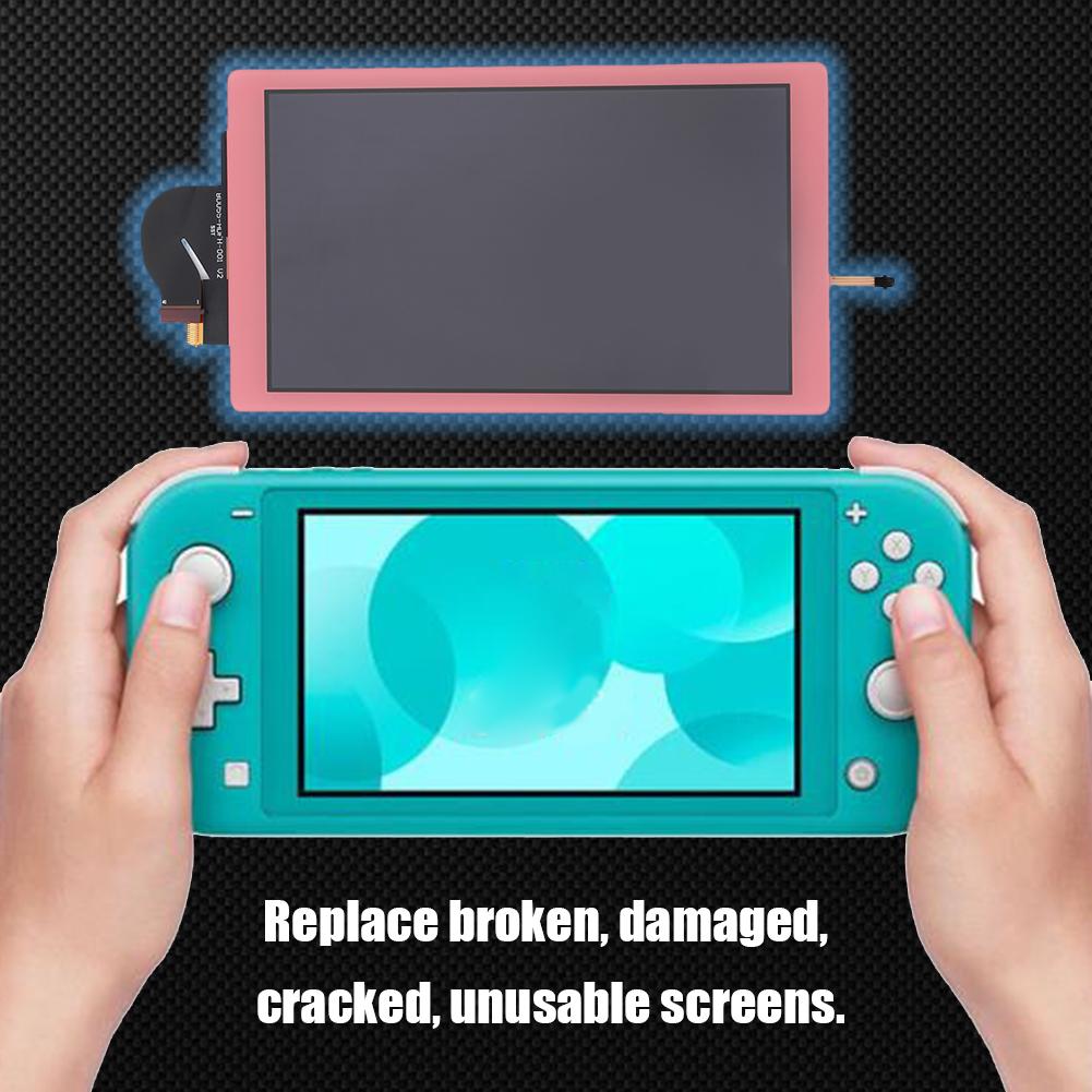 Touch Screen Full-Fitted Screen Assembly Full Screen Assembly LCD Touch Display for Nintendo Switch Lite Console