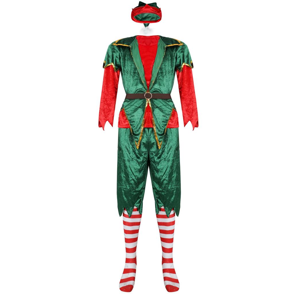 Unisex Weihnachts-Kostümset 2026 - Rollenspiel-Outfits für Paare (M-XL)
