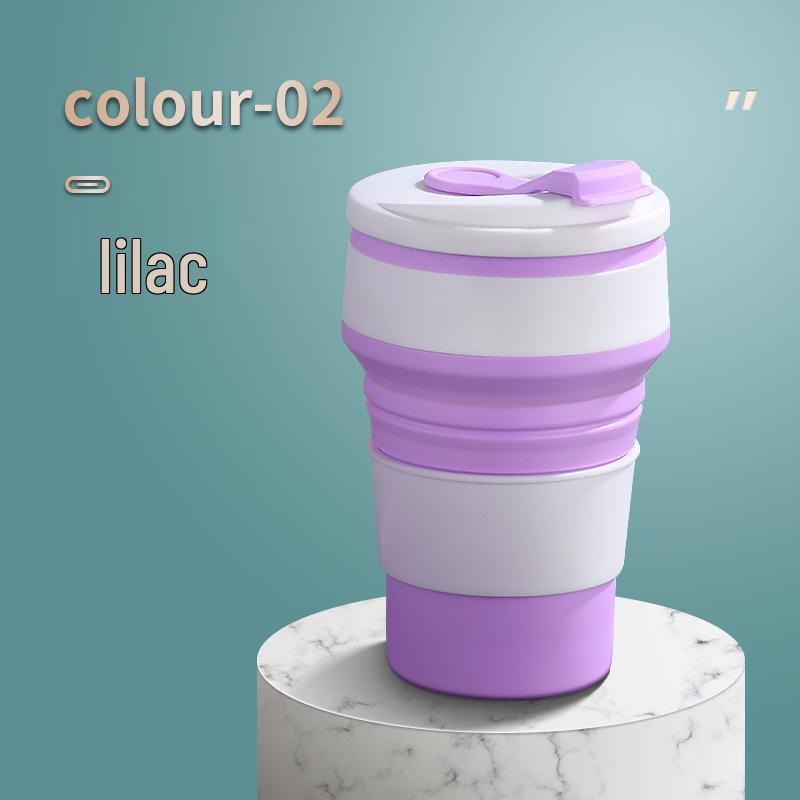 Silicone Folding Travel Cup - Portable, High-Temperature Resistant, Ideal for Mouthwash, Camping, and Outdoor Use