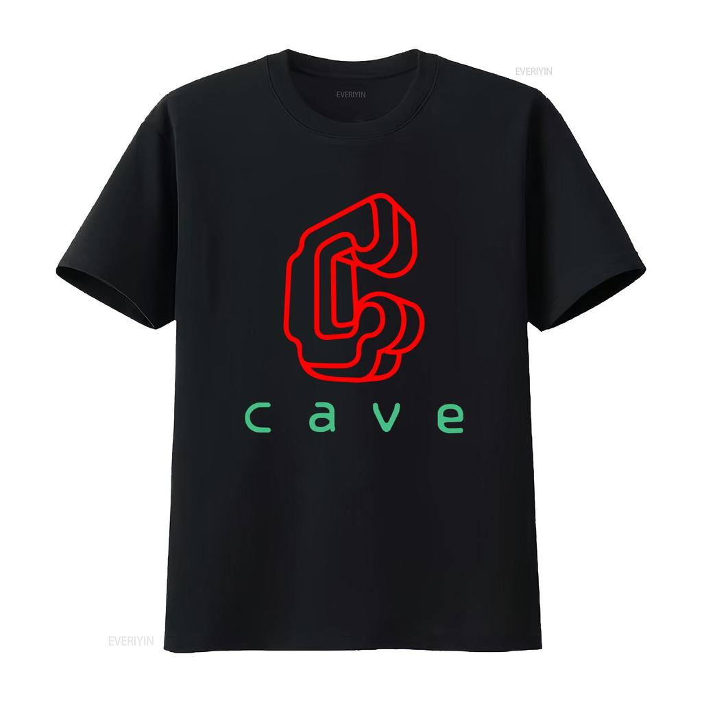 Cave Shmup Arcade Logo Tričko pro Retro Herní Styl vintage Vyprané designové oblečení grafika Ležérní Horní díl Pro Každodenní Nošení Měkké