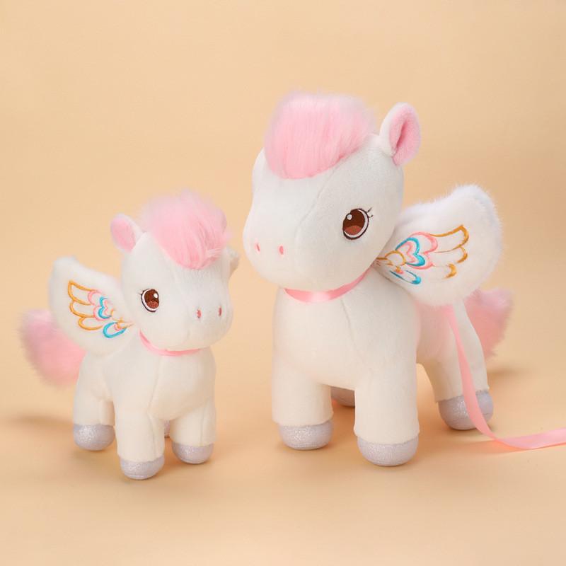 Plush Unicorn Toy For Girls With Pp Cotton Filling Soft Gift For Kids