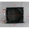 1/4P 3/8P Condenser Air Cold Water Cooling Radiator Copper Tube Aluminum Fin Heat Exchanger 2*8*250