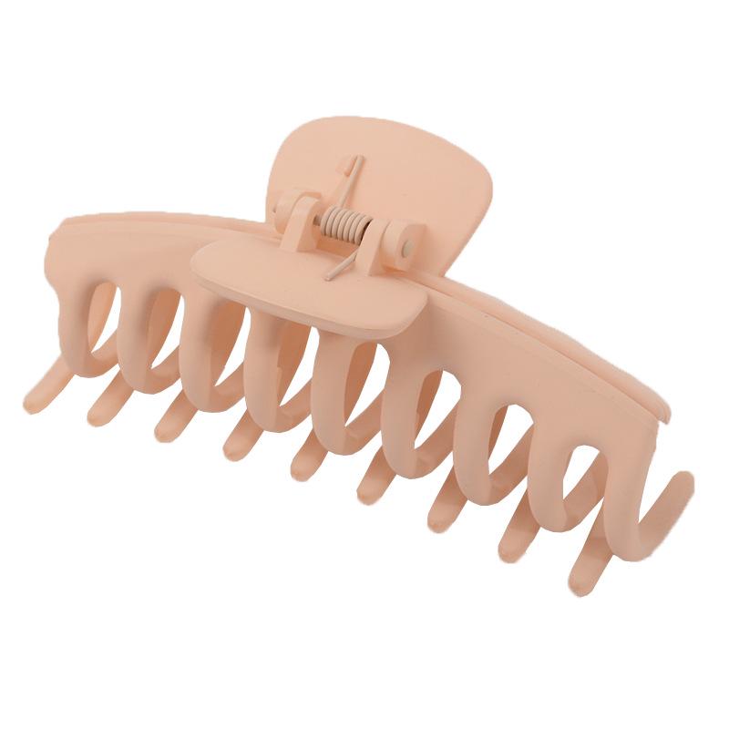 Frosted Large Acetate Hair Claw Clip - Back of Head Hair Grab Accessory