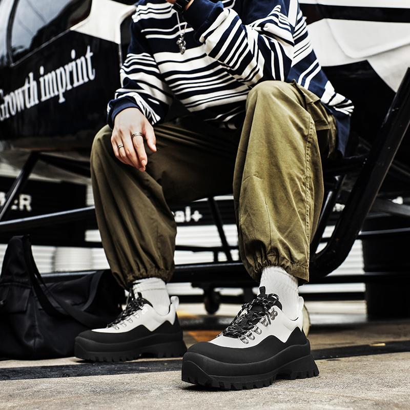 Fashion All-match Men Casual Shoes Handmade Mens Breathable Sneakers Lace-Up Men's Vulcanize Footwear New Arrival Walking Shoes for Men