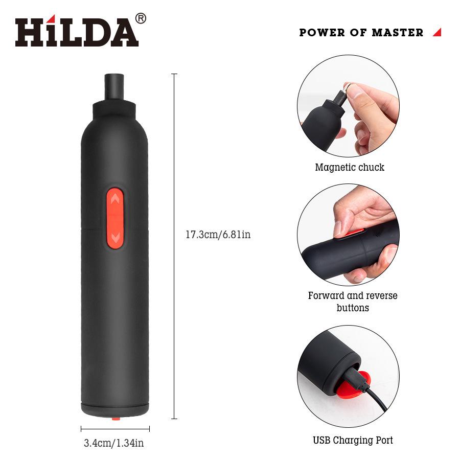 Rechargeable Multifunctional Electric Screwdriver Tool Set for Small Household Repairs