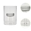 Tealight Holder Windproof Glass Creative Anniversary Festive Decorative Centerpiece Dinning Holiday Event Tabletop Ornaments