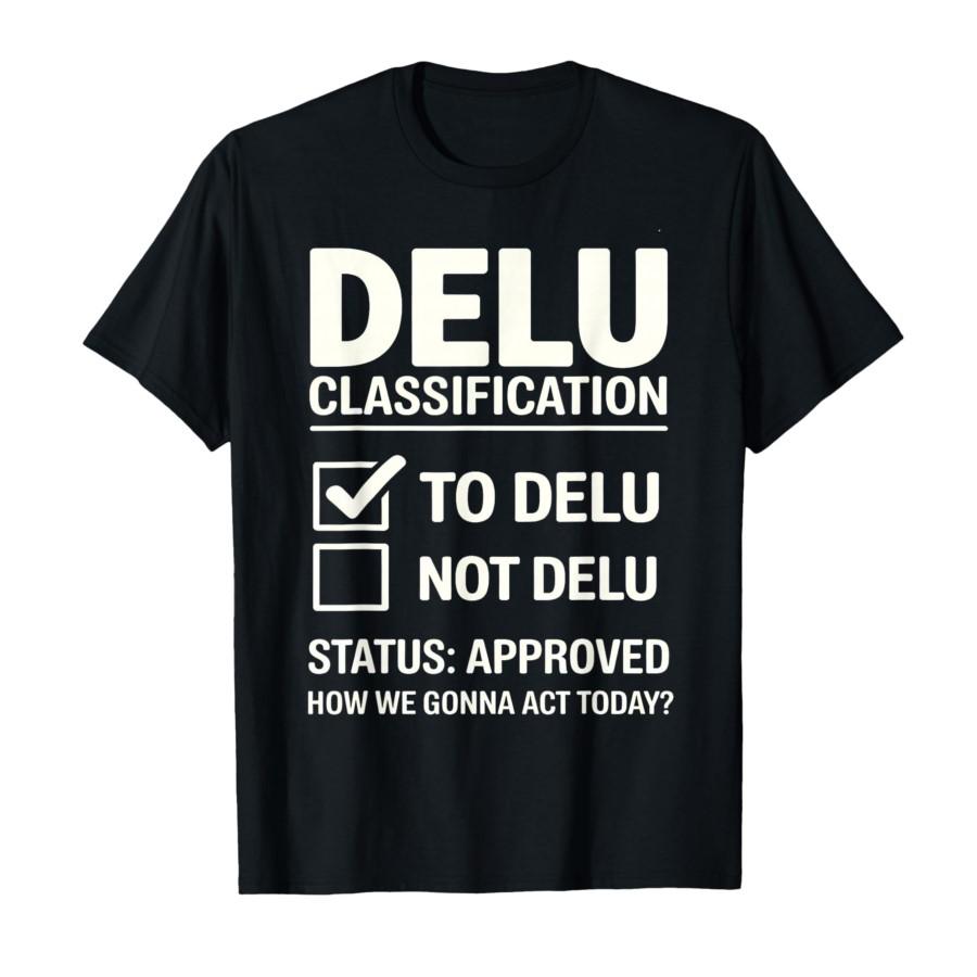 

Delu Classification Approved Funny Meme Graphic T-shirt For Men Women 100% Cotton T Shirts Short Sleeve Tops 0123-2 - Men s S... S разноцветный