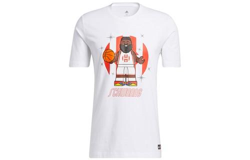 adidas X Lego Dame Basketball T-Shirt with James Harden Brick Print HA7058 L белый