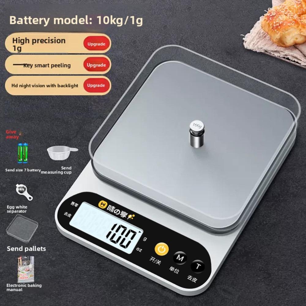 Small Electronic Scale Gram Scale Electronic Scale High Precision Kitchen Scale Baking Precision Household Commercial Food Scale Small Scale